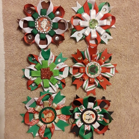 Multiple Handmade Girls Hairbows - Picture 6 of 8